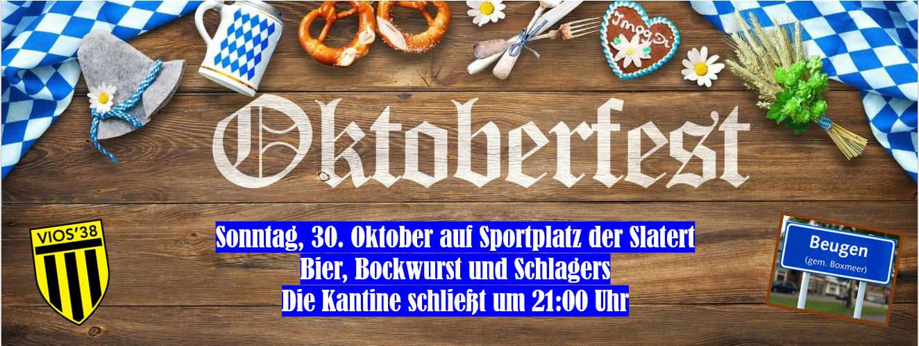 Zondag 30 oktober: Oktoberfest