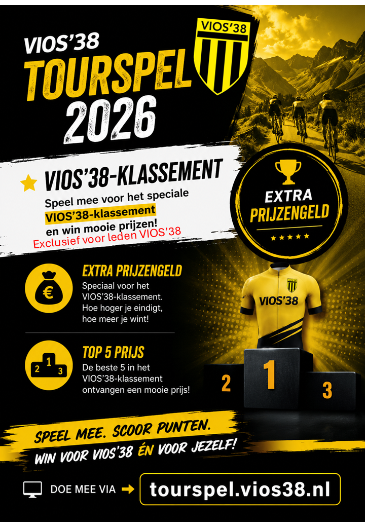 Doe mee aan het Tourspel van VIOS38 - editie 2026!