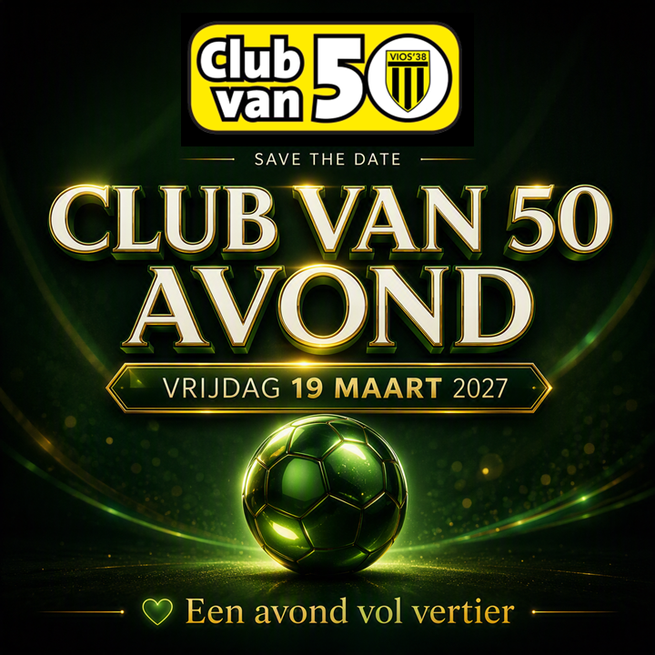 Club van 50 avond - Save the date!